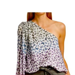 Cami NYC butterfly blouse! Perfect summer top!